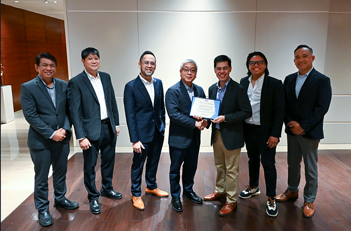CAMPI Officers with LAGI/GWM Brand Head Dax Avenido and Product Director Vincent Marquez